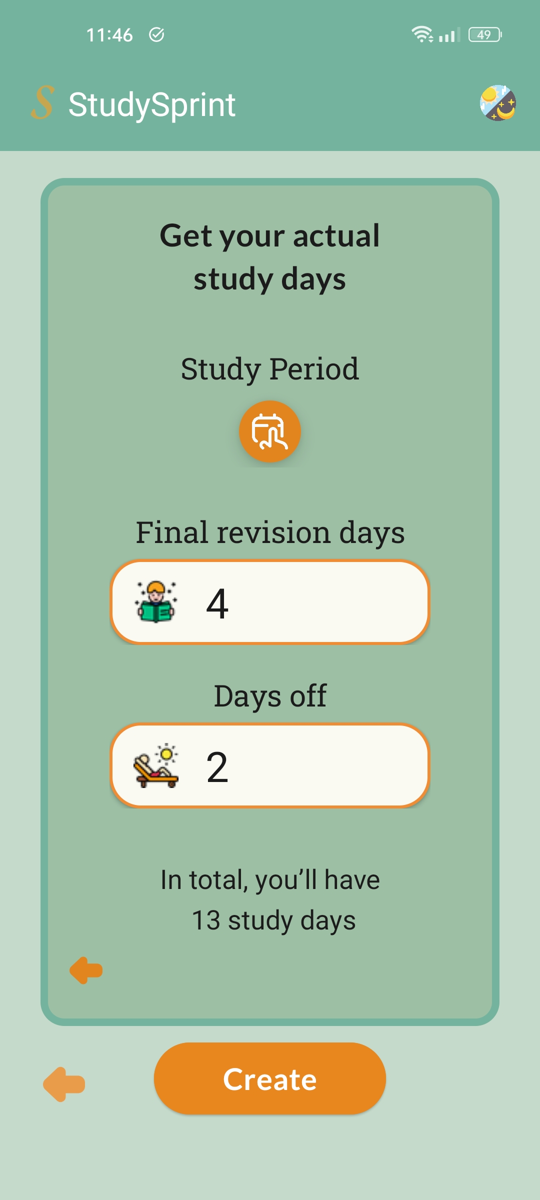 Study Period helper