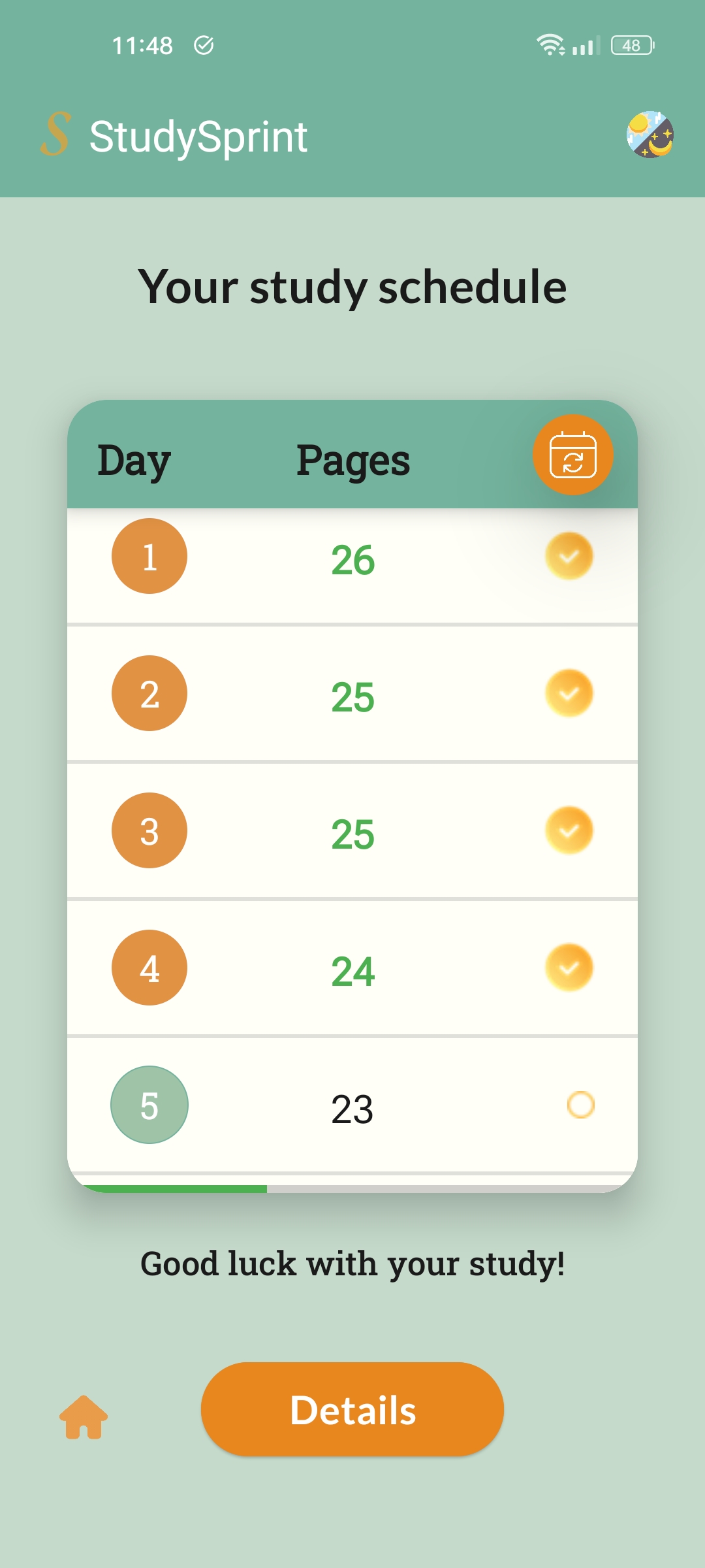Interactive Schedule